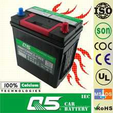 JIS-40B19 12V35AH Maintenance Free Car Battery Used in Japen Cars